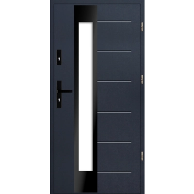 Drzwi S37 T41 BLACK Antracyt 72 mm